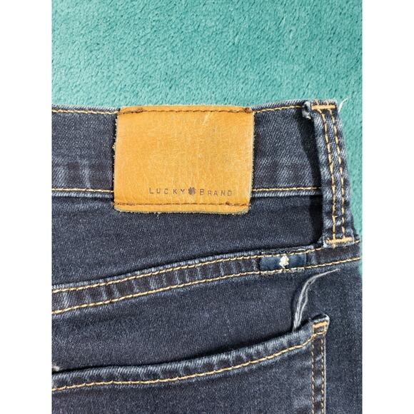 Lucky Brand Jeans Size 6 Womens Blue Stretch Pant Denim Mid Rise Brooke Straight - Picture 12 of 13